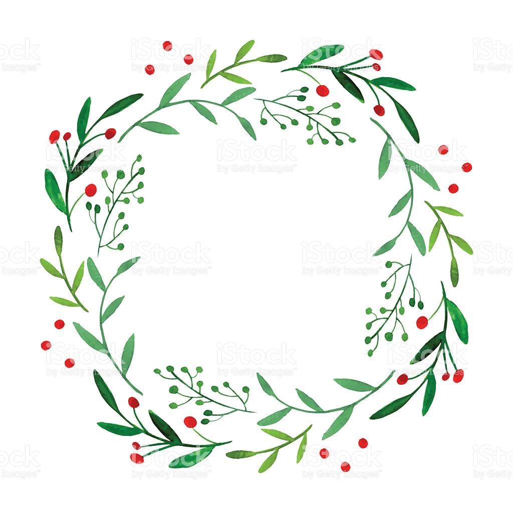 Detail Christmas Wreath Vector Free Nomer 24