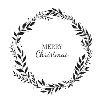 Download Christmas Wreath Vector Free Nomer 5