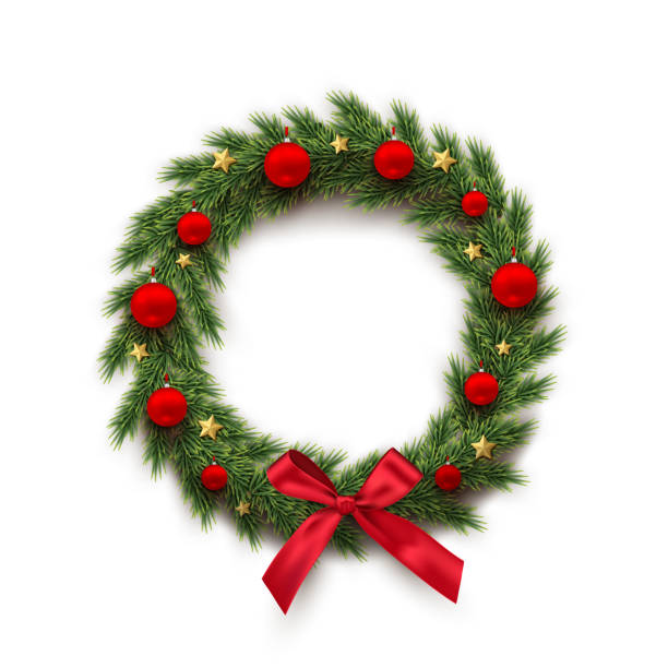 Detail Christmas Wreath Vector Free Nomer 54