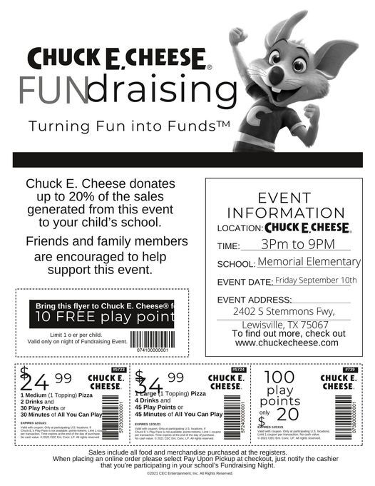 Detail Chuck E Cheese 100 Tokens For 20 Nomer 29