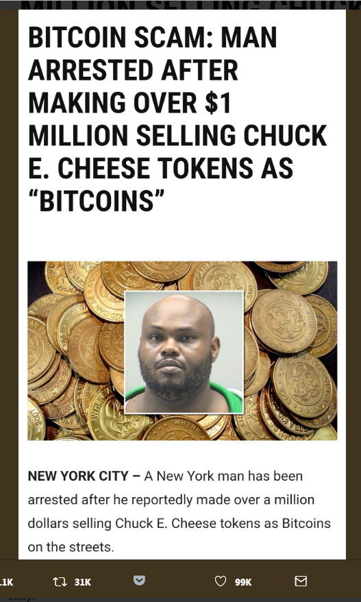 Detail Chuck E Cheese Tokens Bitcoin Nomer 14