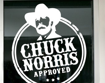 Detail Chuck Norris Approved Sticker Nomer 14