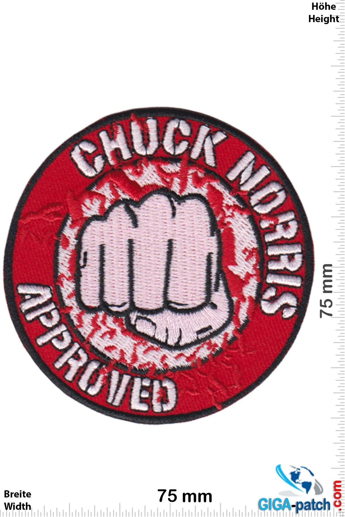 Detail Chuck Norris Approved Sticker Nomer 22