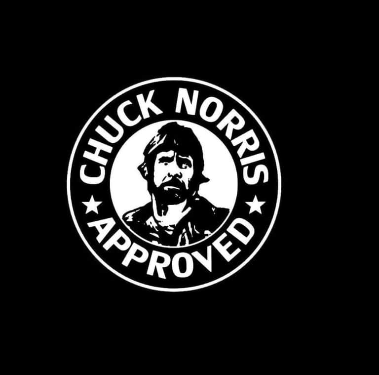 Detail Chuck Norris Approved Sticker Nomer 4