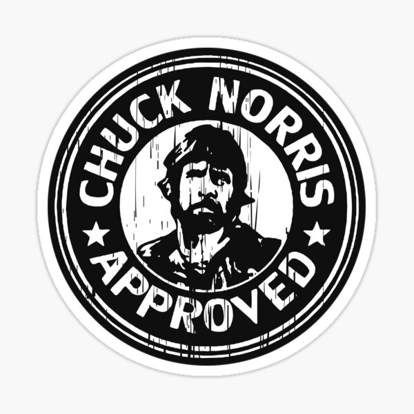 Detail Chuck Norris Approved Sticker Nomer 5