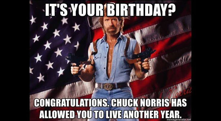 Detail Chuck Norris Birthday Card Nomer 28