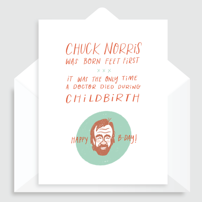 Detail Chuck Norris Birthday Card Nomer 43