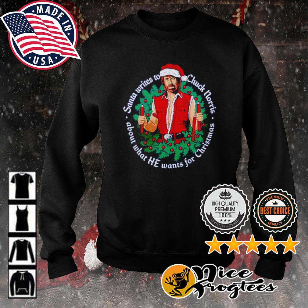 Detail Chuck Norris Christmas Sweater Nomer 3