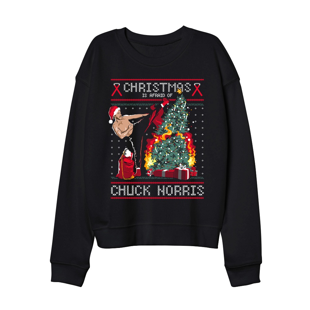 Detail Chuck Norris Christmas Sweater Nomer 30