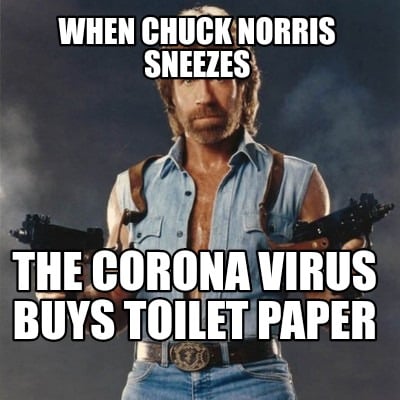 Detail Chuck Norris Corona Virus Meme Nomer 24