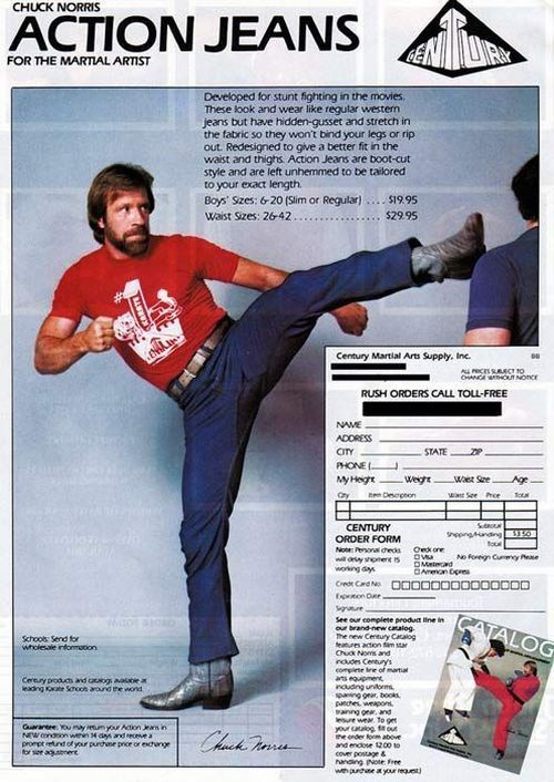 Detail Chuck Norris Jeans Ad Nomer 4