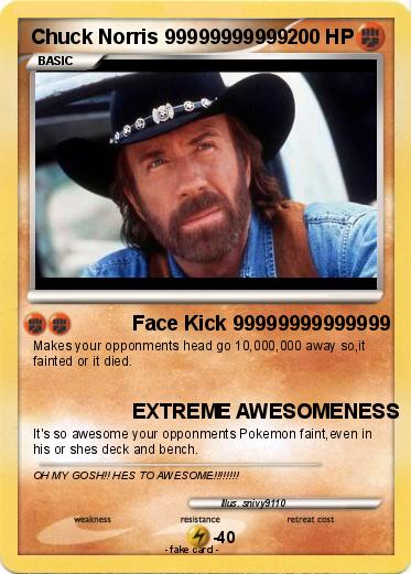 Detail Chuck Norris Pokemon Cards Nomer 16