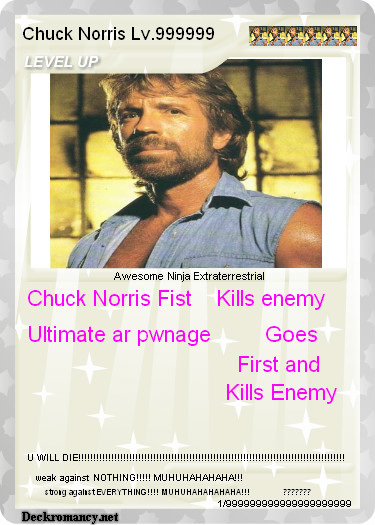 Detail Chuck Norris Pokemon Cards Nomer 38