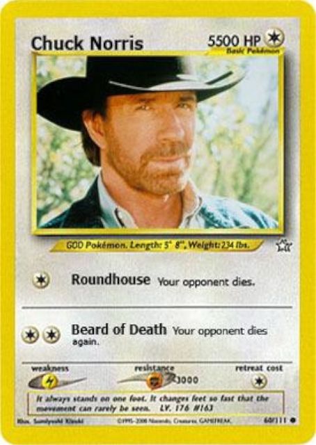 Detail Chuck Norris Pokemon Meme Nomer 6