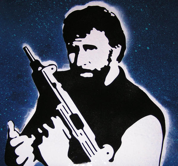 Detail Chuck Norris Stencil Nomer 12