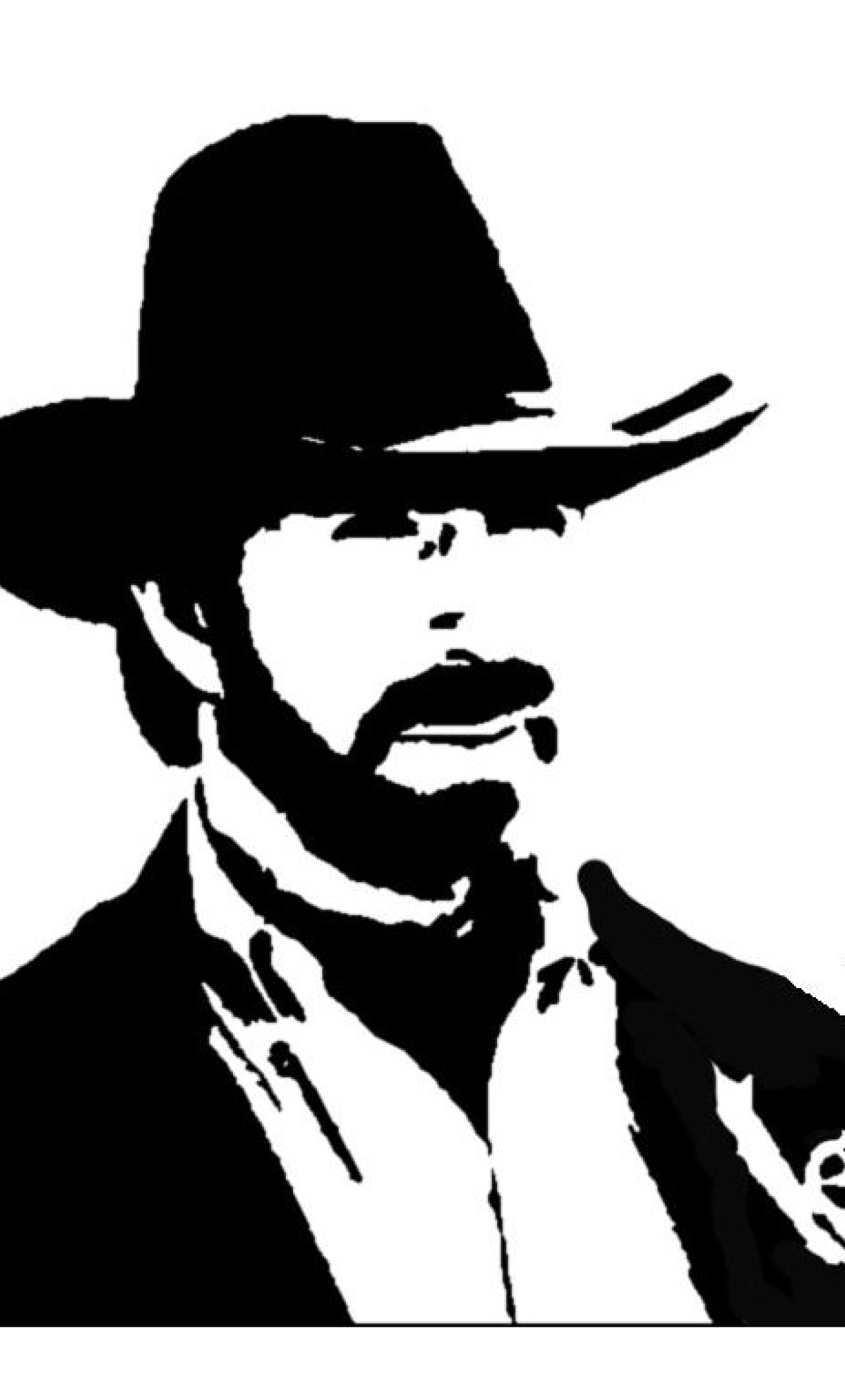 Detail Chuck Norris Stencil Nomer 6