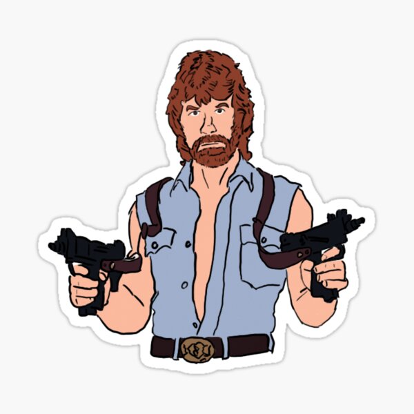 Detail Chuck Norris Sticker Nomer 4