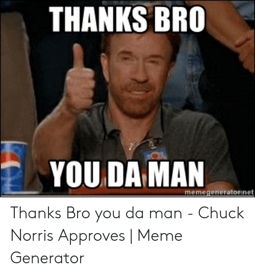 Detail Chuck Norris Thank You Meme Nomer 16