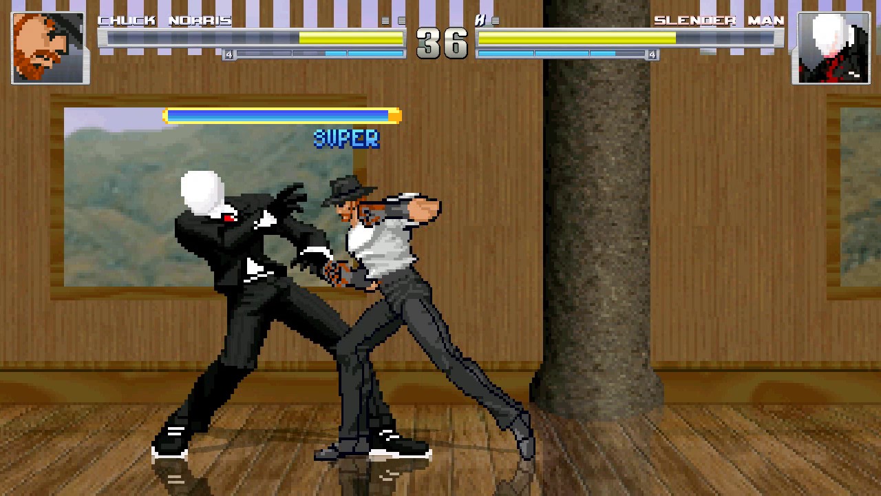 Detail Chuck Norris Vs Slender Man Nomer 13