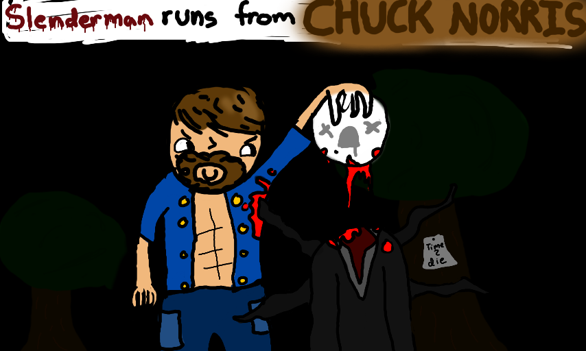 Detail Chuck Norris Vs Slender Man Nomer 22