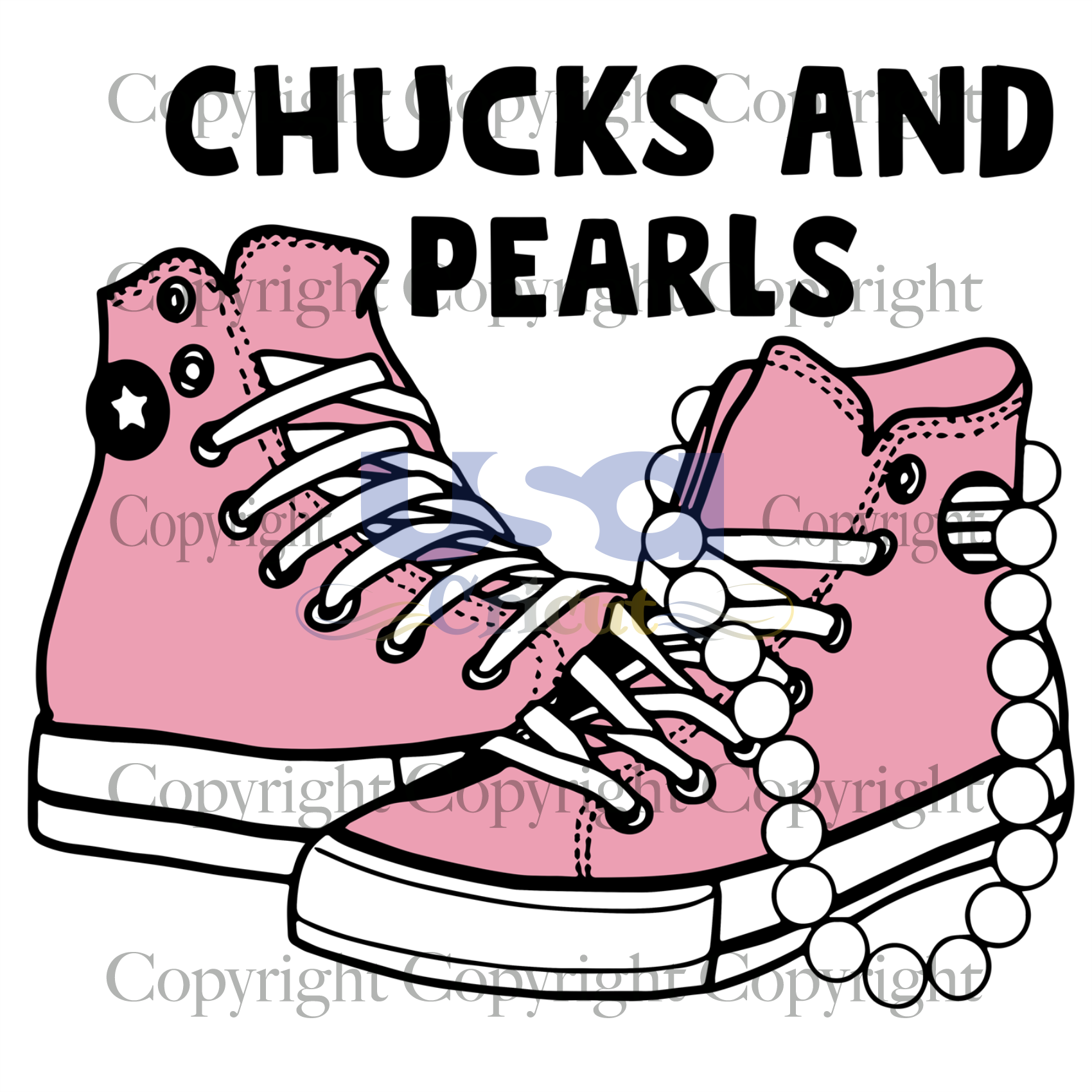 Detail Chucks And Pearls Vector Nomer 11