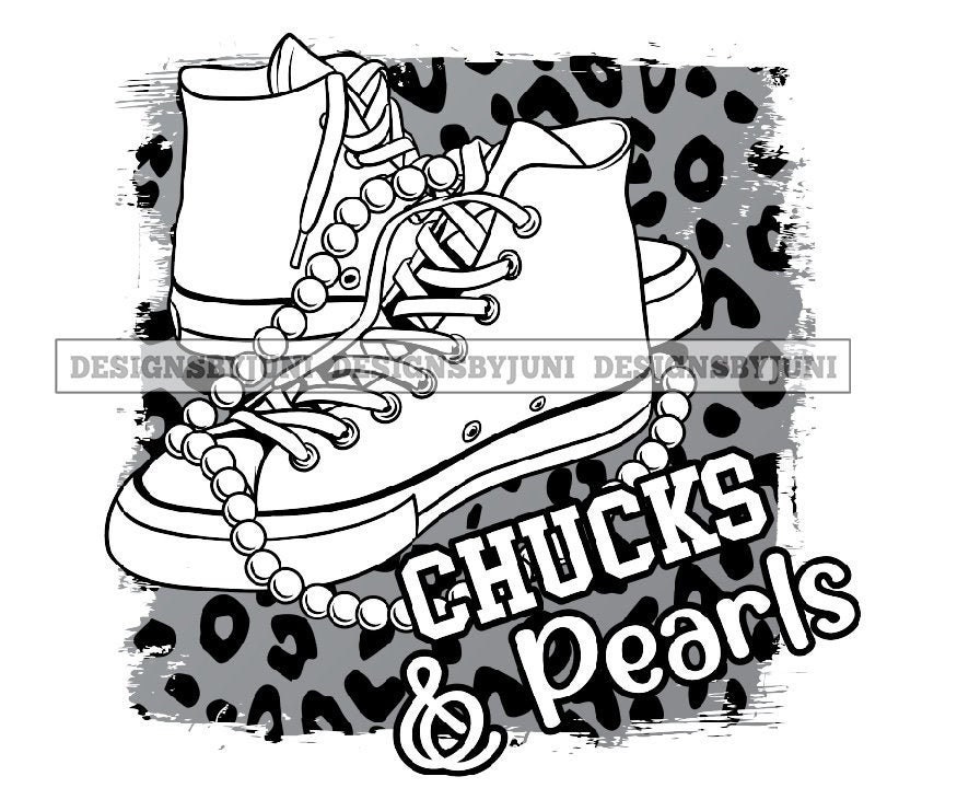 Detail Chucks And Pearls Vector Nomer 21