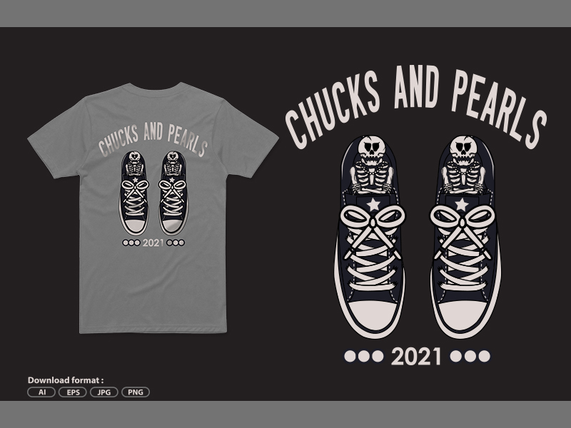 Detail Chucks And Pearls Vector Nomer 38