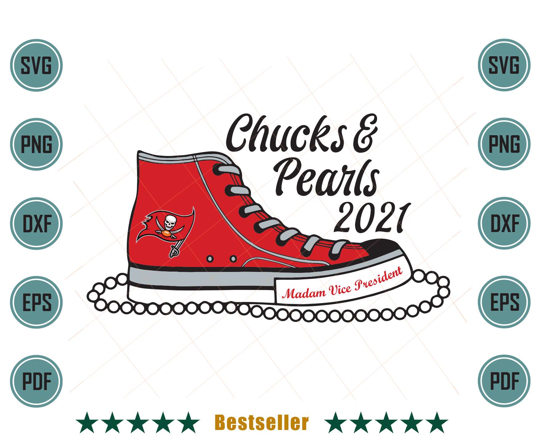 Detail Chucks And Pearls Vector Nomer 44