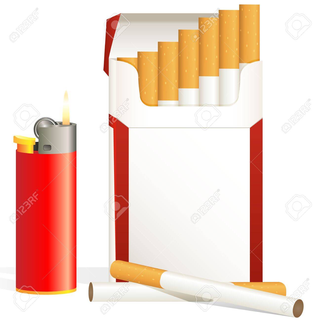 Detail Cigarette Pack Clipart Nomer 29