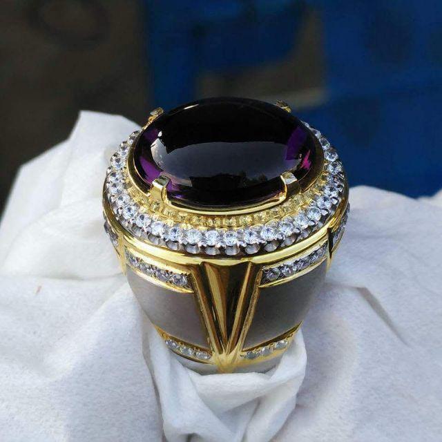 Detail Cincin Akik Perak Nomer 14