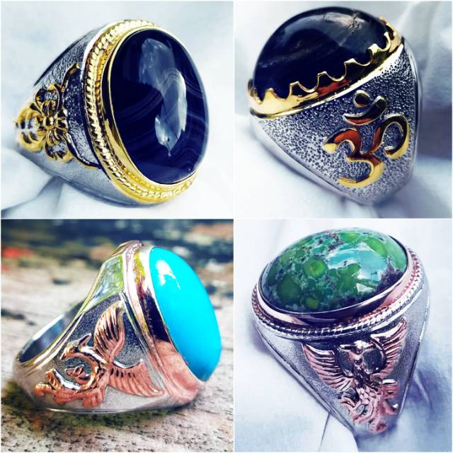 Detail Cincin Akik Perak Nomer 56