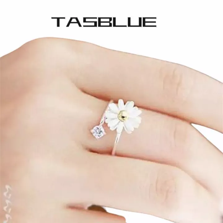 Detail Cincin Bunga Daisy Nomer 50