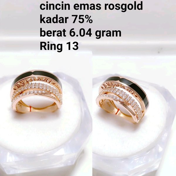 Detail Cincin Bvlgari Emas Nomer 4