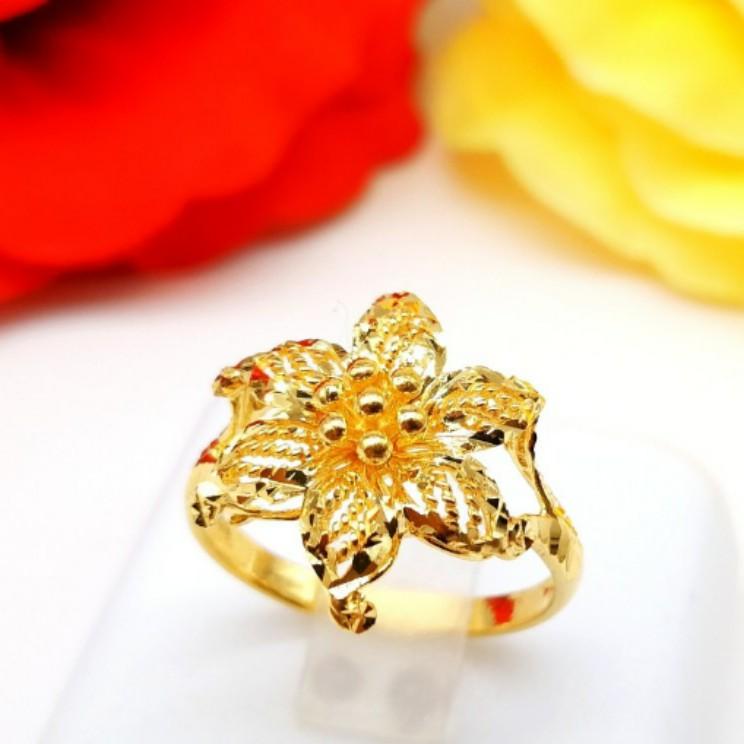 Detail Cincin Emas Bunga Nomer 13