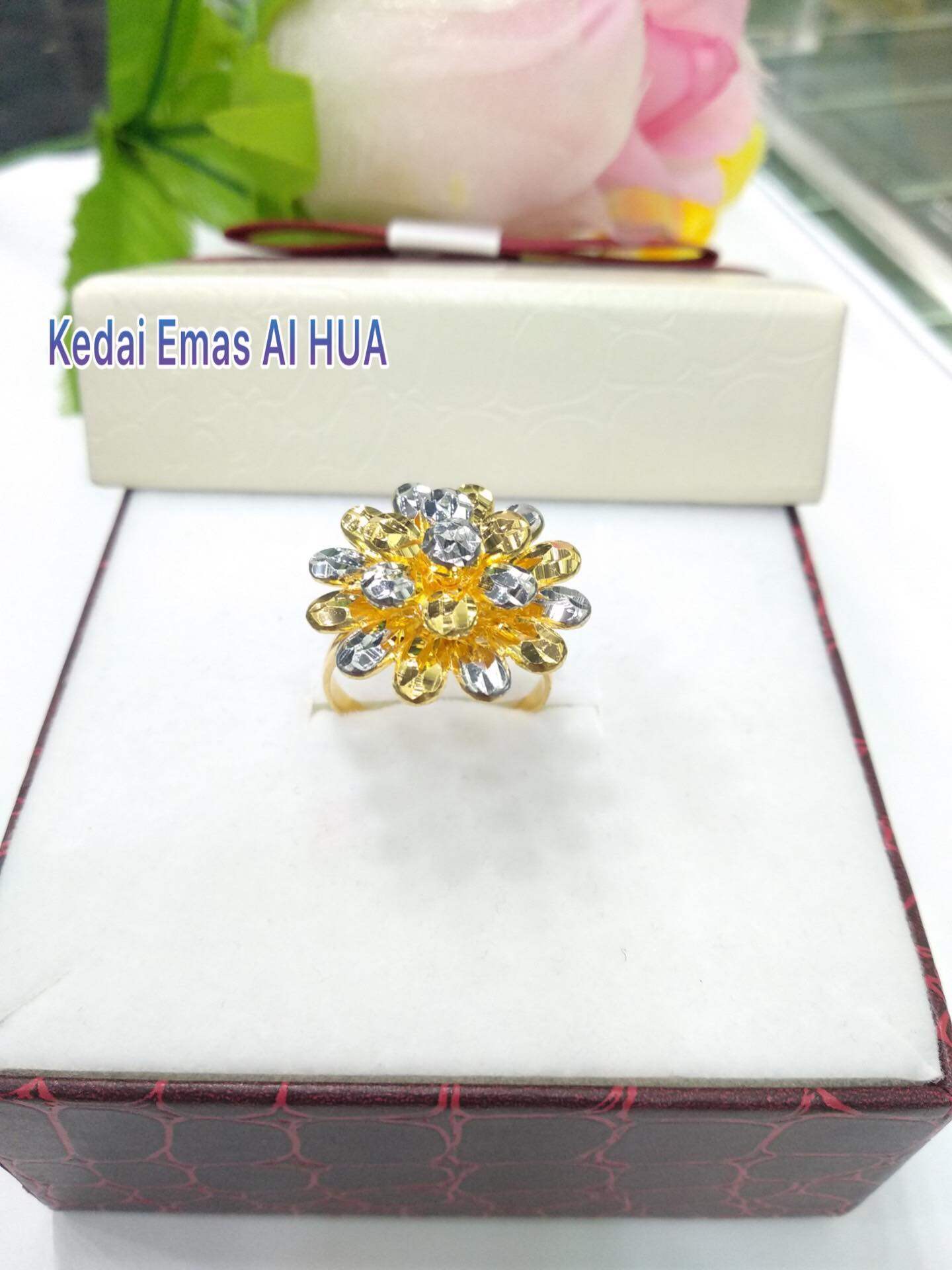 Detail Cincin Emas Bunga Nomer 21