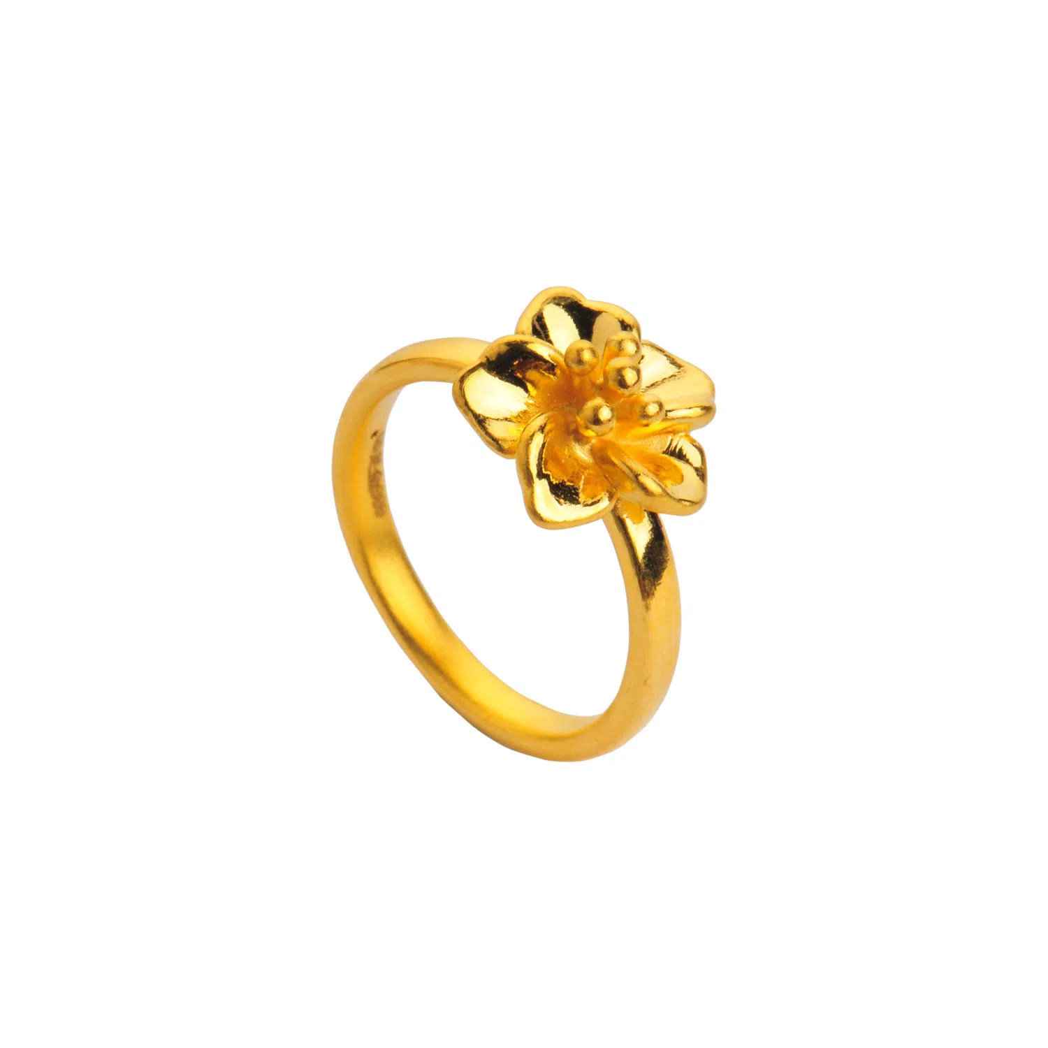 Detail Cincin Emas Bunga Nomer 39