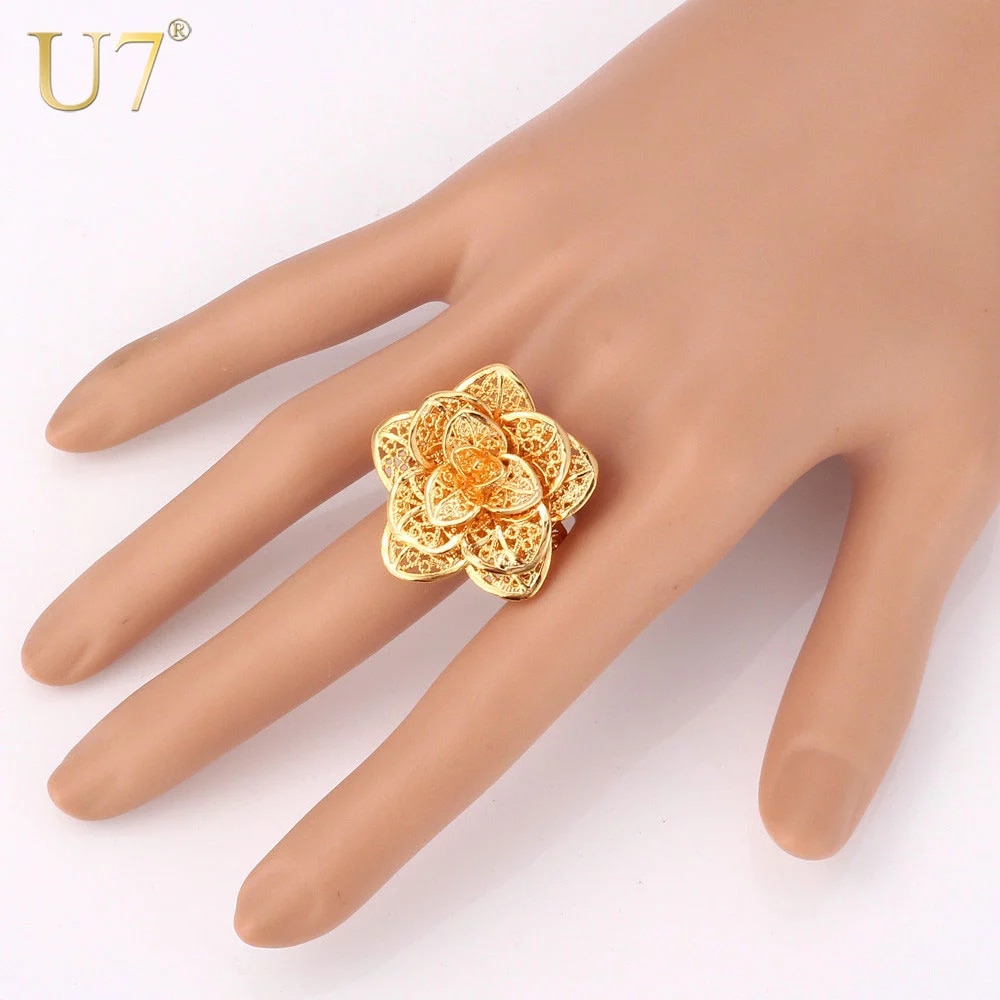 Detail Cincin Emas Bunga Rose Nomer 33