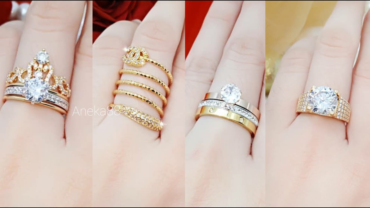 Detail Cincin Emas Cantik Dan Simple Nomer 34