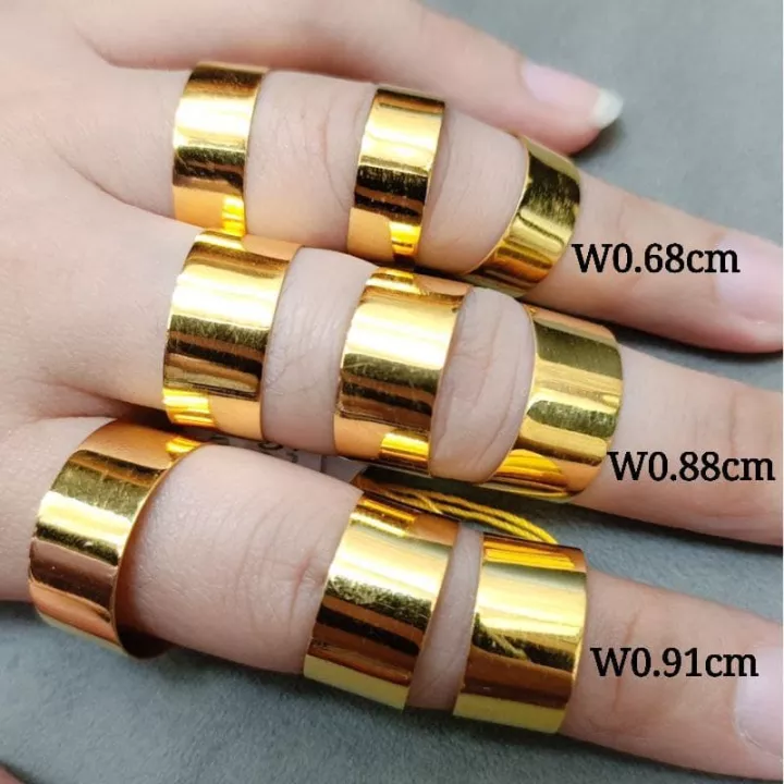 Detail Cincin Emas Lebar Nomer 4