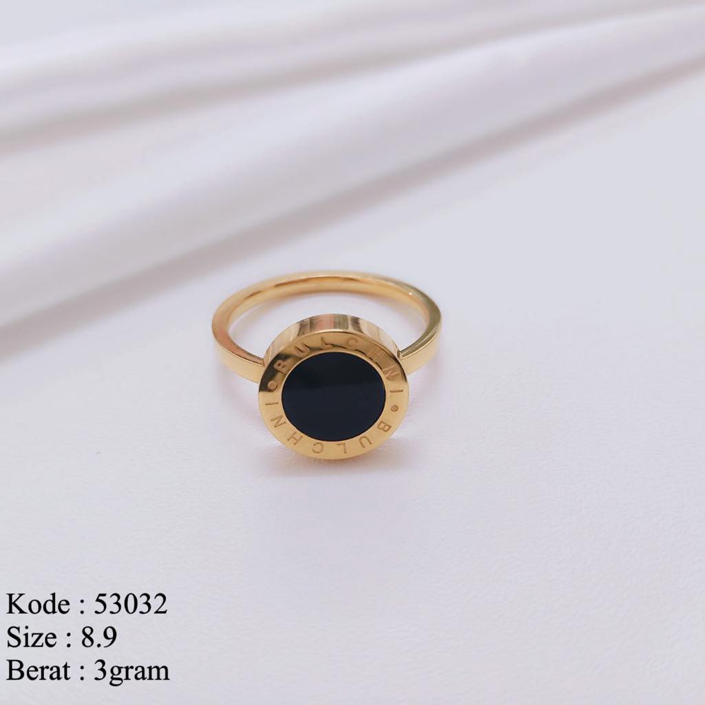 Detail Cincin Emas Mata Hitam Nomer 46