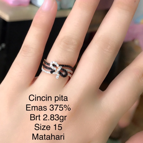 Detail Cincin Emas Mata Hitam Nomer 47