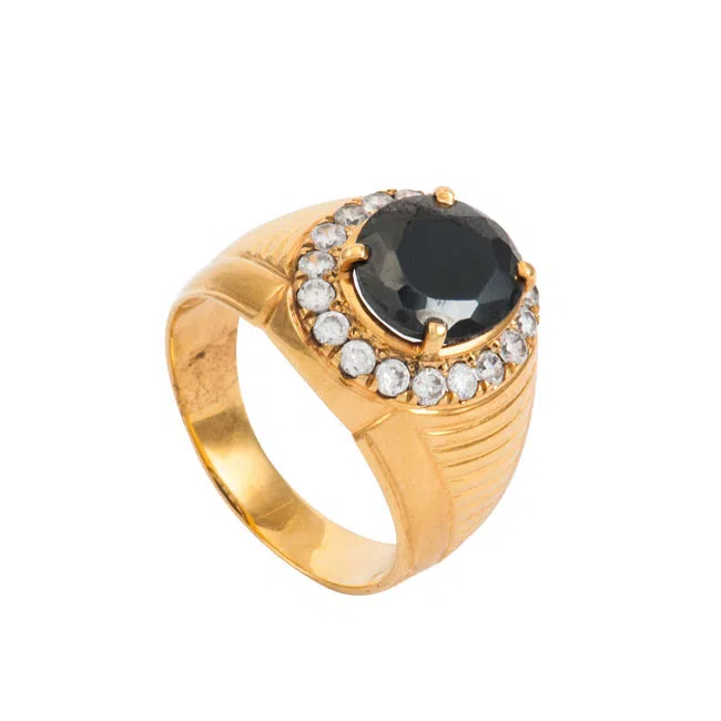 Detail Cincin Emas Mata Hitam Nomer 49