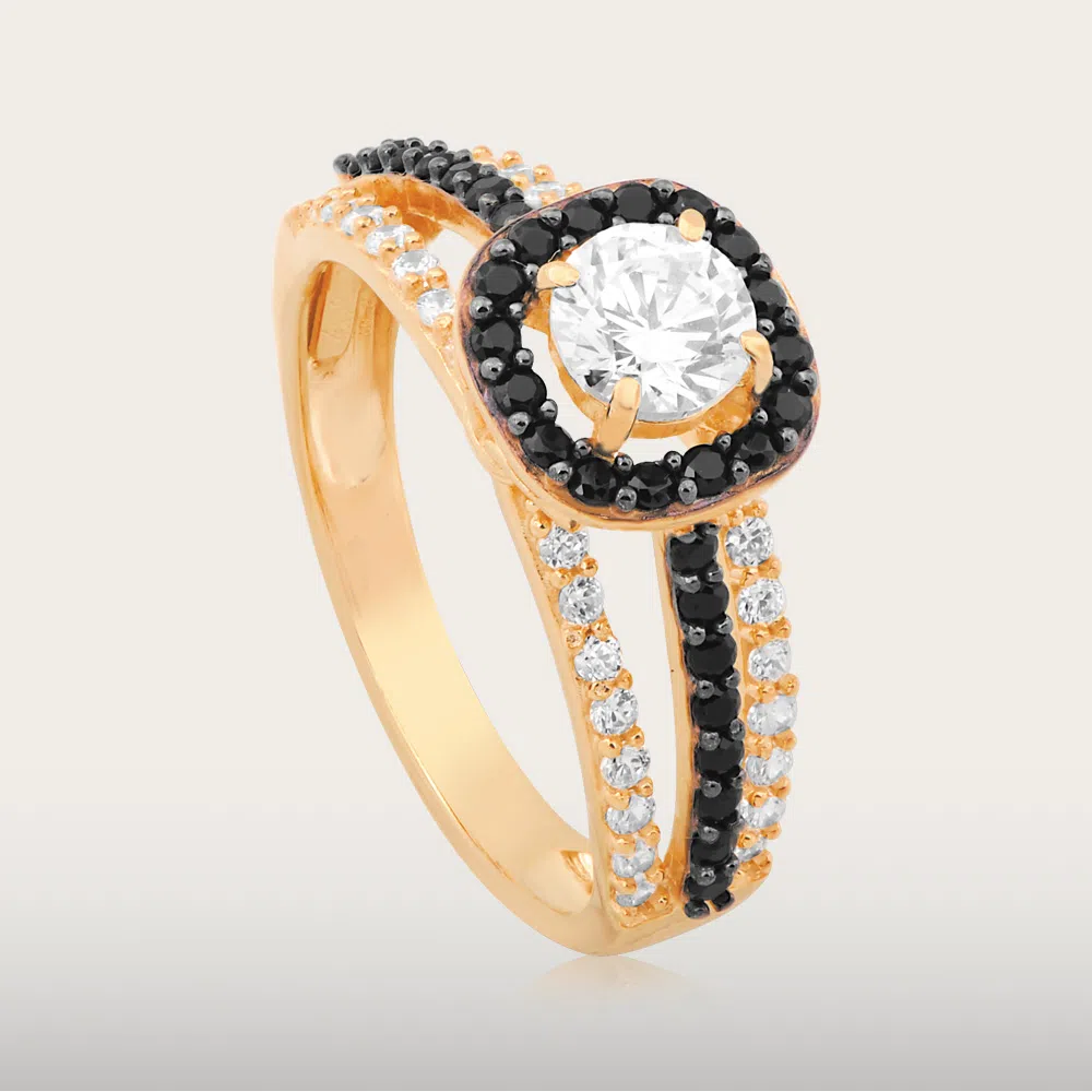 Detail Cincin Emas Mata Hitam Nomer 52