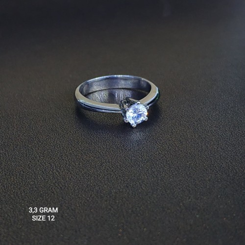 Detail Cincin Emas Mata Hitam Nomer 58