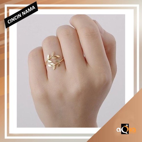 Detail Cincin Emas Model Daun Nomer 21