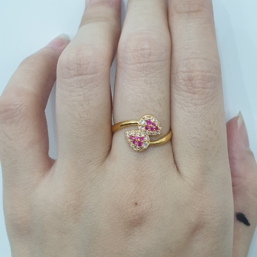 Detail Cincin Emas Model Daun Nomer 28