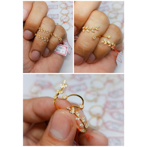 Detail Cincin Emas Model Daun Nomer 44