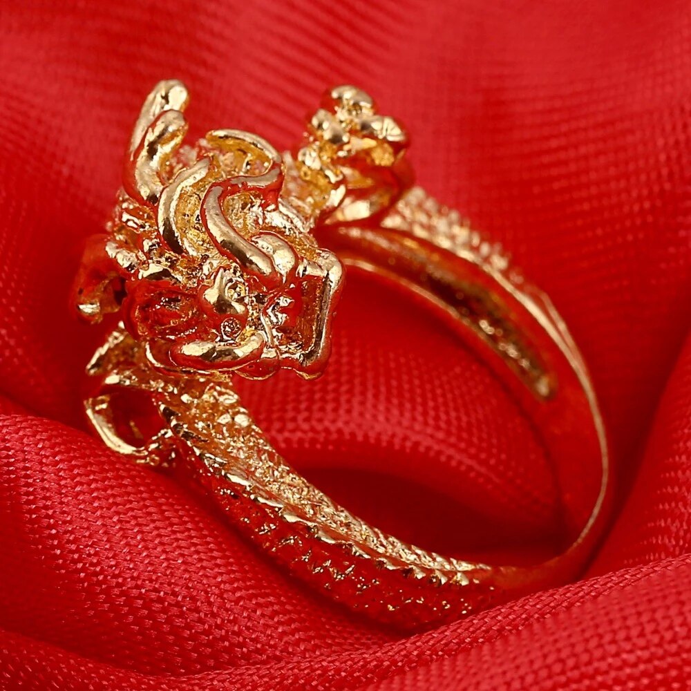 Detail Cincin Emas Naga Nomer 16