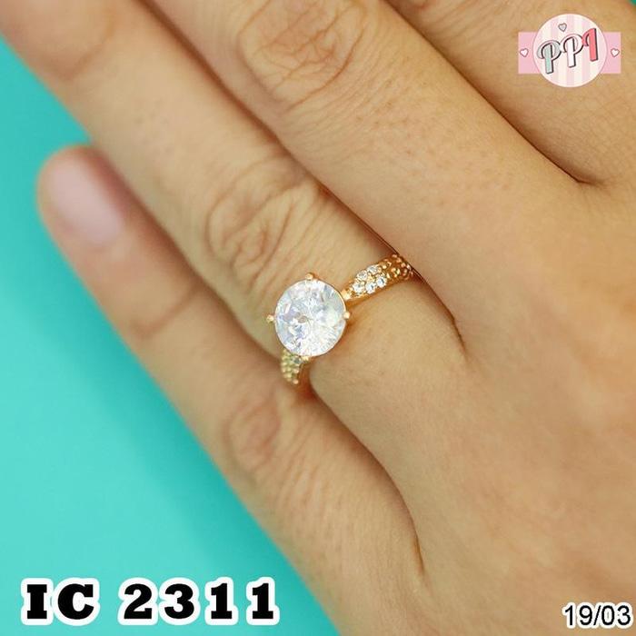 Detail Cincin Emas Permata Nomer 27