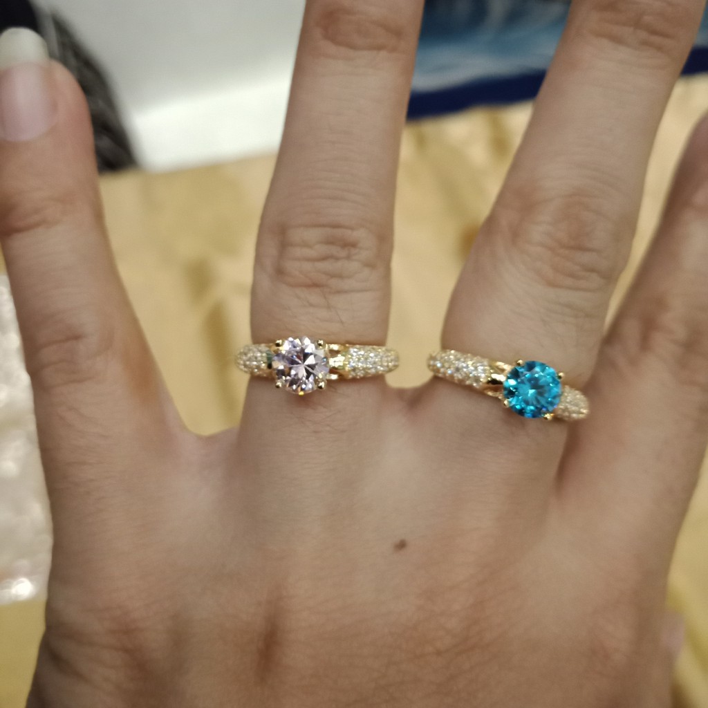 Detail Cincin Emas Permata Nomer 33